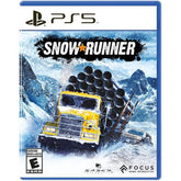 SnowRunner game cover for PS5 with a truck in a snowy landscape